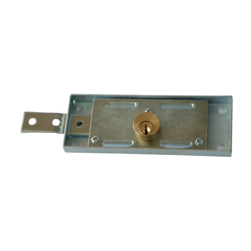 
With Galvanized Steel Bolt And Brass Cylinder Shutter Lock Rim Lock 