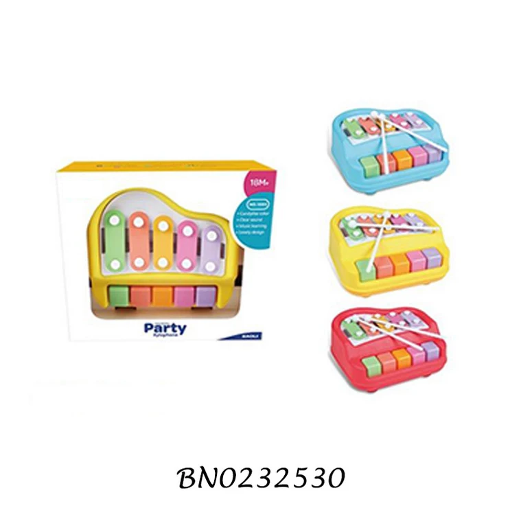 Музыкальный развивающий детский ксилофон Детские деревянные игрушки музыкальные инструменты детская игрушка