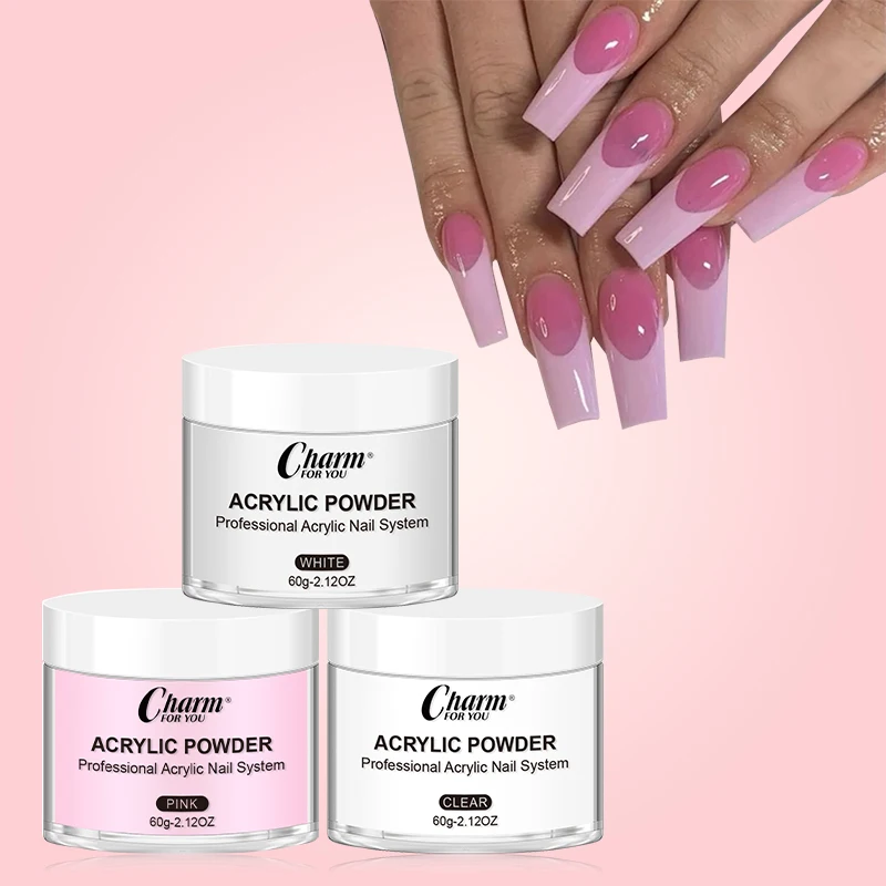 60g Nail Acrylic Powder 3 Color Wholesale Nail Acrylic Powder Acrylic Nail Powder