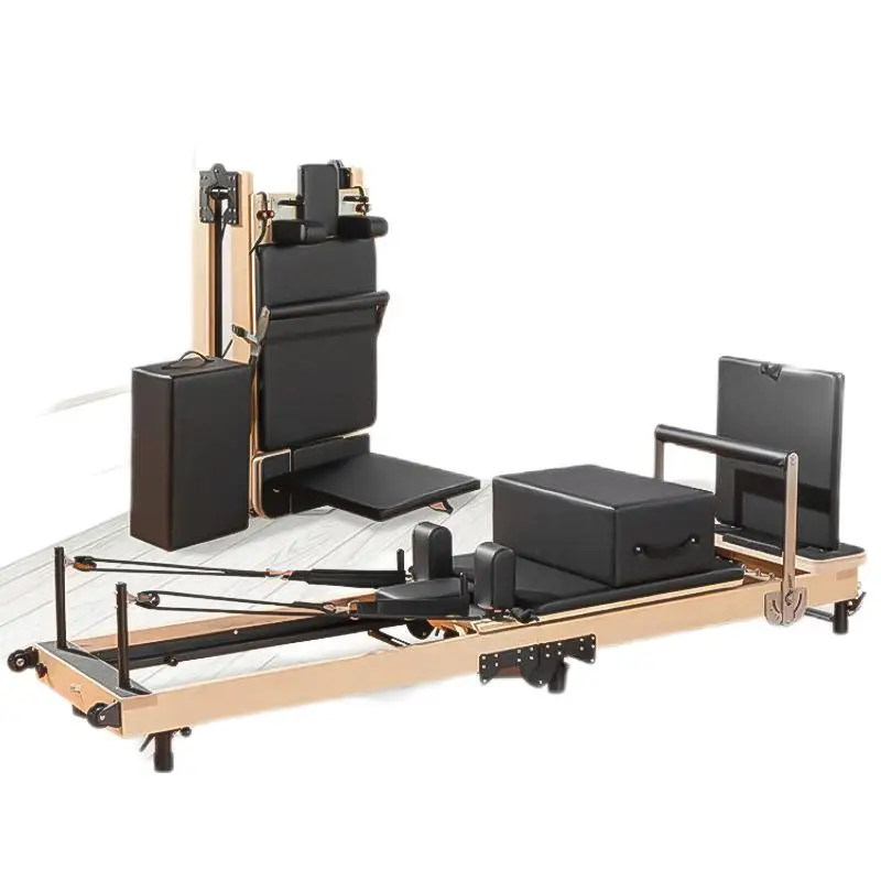 home commercial studio good quality machine equipment wood folding pilates reformer
