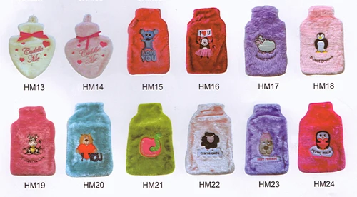 China hot water bag with penguin cover
