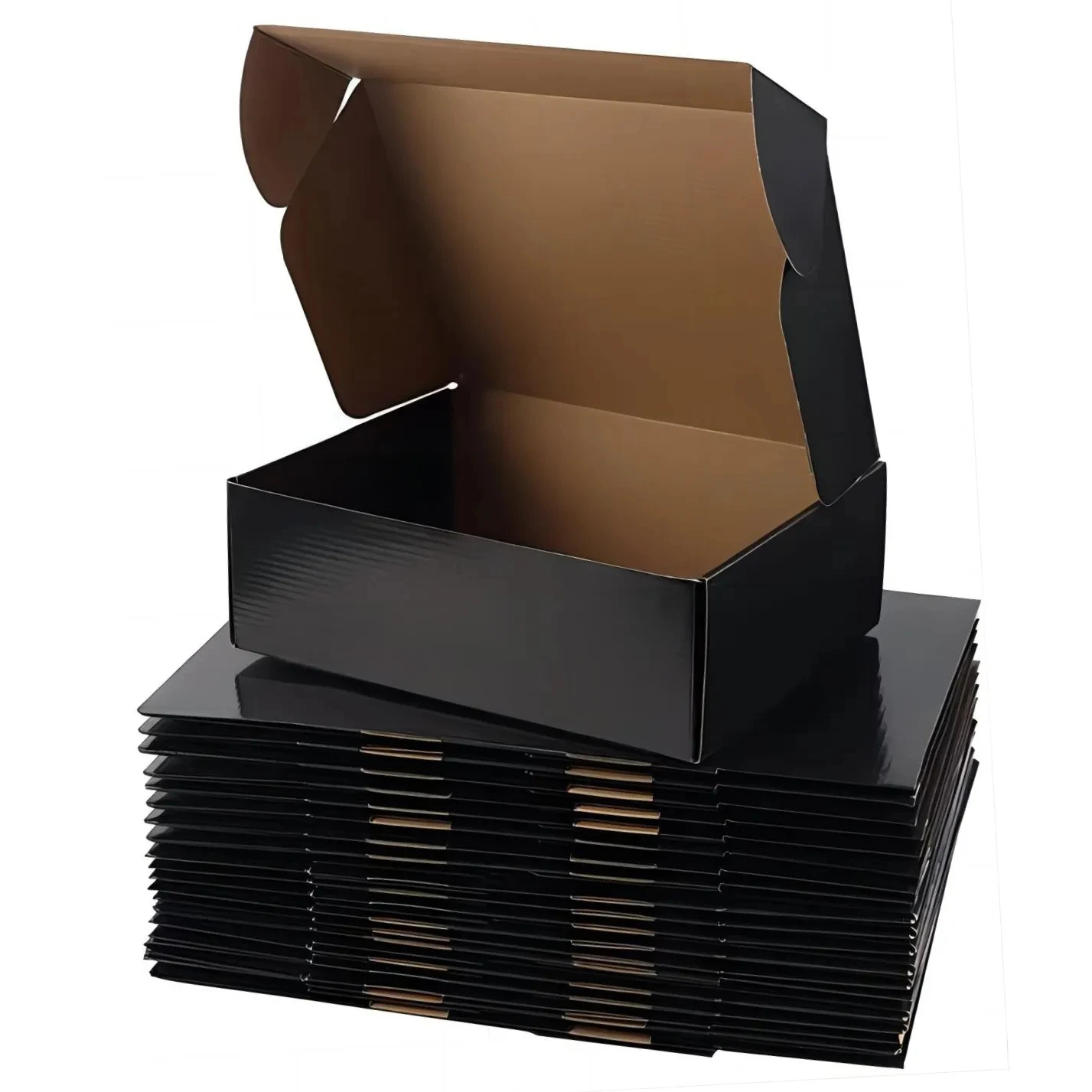 Kingsmart Custom Logo Premium Postal Box Package Sustainable Cardboard Paper Wig Hair Extension Packaging Pink Shipping Boxes