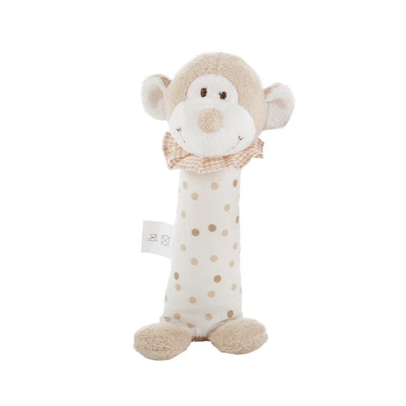 Ready to ship OEM CUSTOM Organic Unicorn stuffed rattle plush teether ring baby chew toy baby teething Educational baby gift set