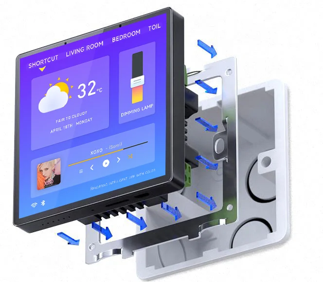 Оригинальный Фабричный с 86 окно экран монитора IPS 4 дюйма квадратный 3,95 inch ЖК ESP32 сенсорный экран дисплея с дисплеем модули ESP32-S3