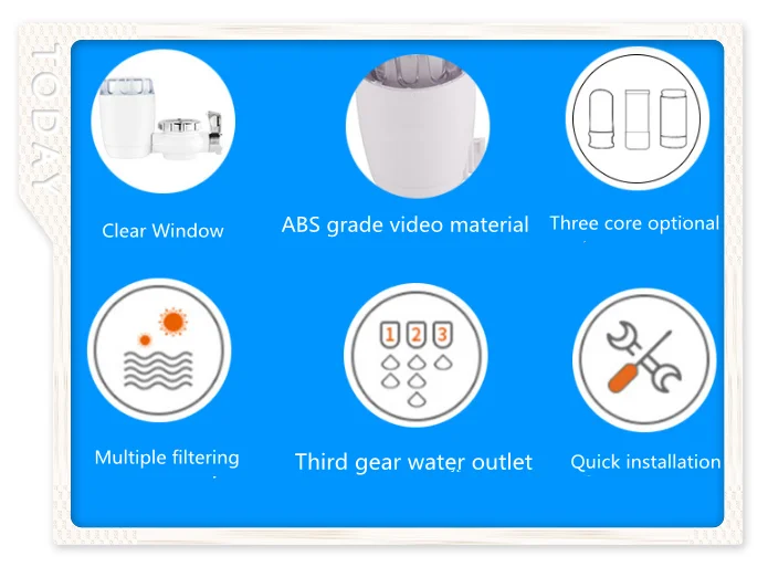 Kitchen faucet water Activated Carbon Mineral Balls Tap Connected Faucet Water Filter Purifier