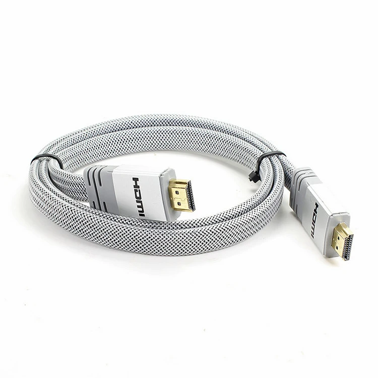 High Speed Flat 1.4V 2.0V 60HZ HDMI Cable for HDTV LCD Support 4K hdmi cable 5m 15m 20m 25m 30m