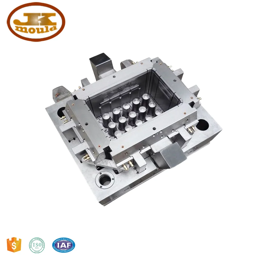 beer bottle plastic crate mold glass bottle packing crate injection mould
