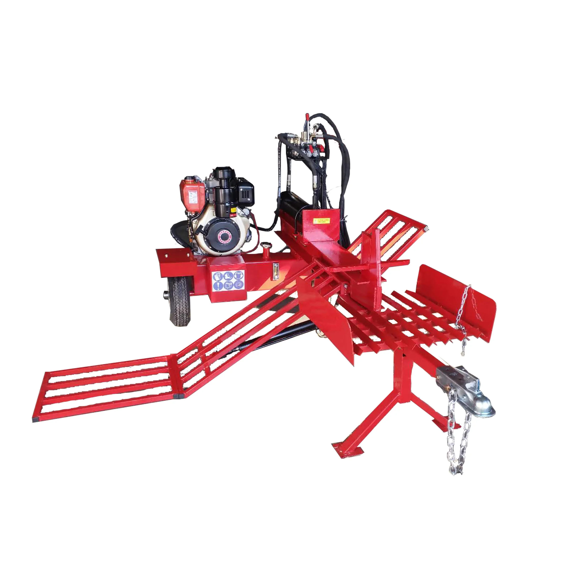 BRT HOT SELLING 50T log splitter with log lifter wood log machine