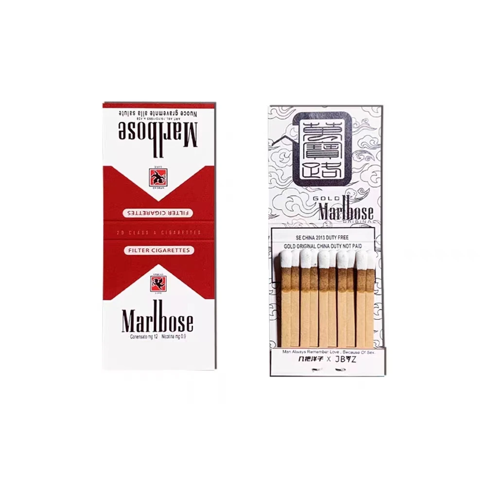 Custom Match book Personalized White box  printing logo custom whole black Matches Safety Matches
