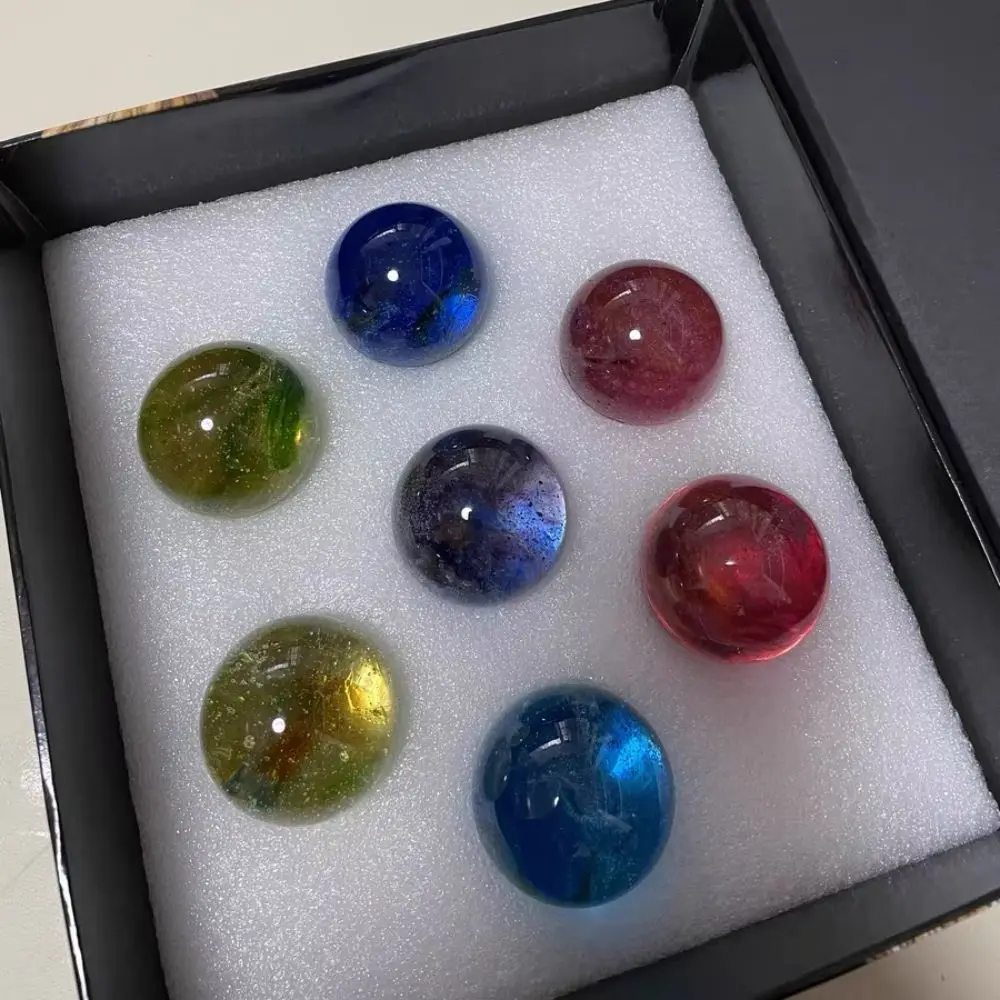 ADL Glass Crystal Glaze Round Colorful Ball Different Colors for Souvenir Gifts Company or Wedding Gifts with Light