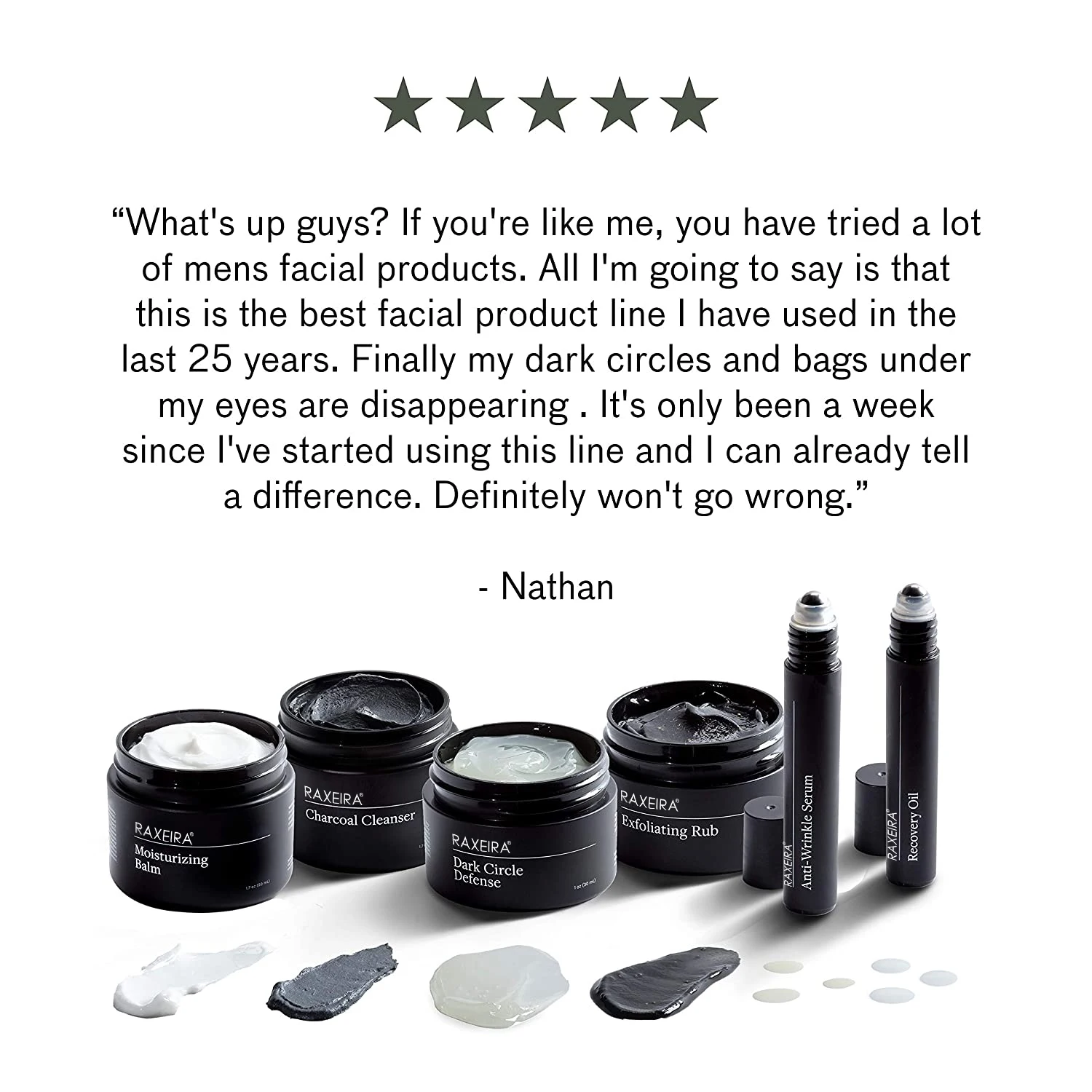 Hot Sell Private Label Organic Skincare Set for Men Moisturizing Anti Acne Face Cream for Gift Customized Package 4 Pcs / Set