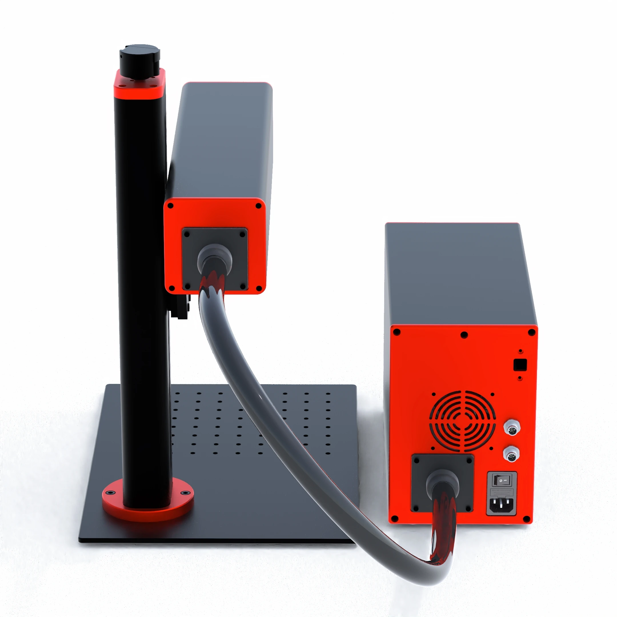 KS60 MOPA  60W MOPA fiber laser marking machine color marking on stainless steel Jpt laser source lightburn supported
