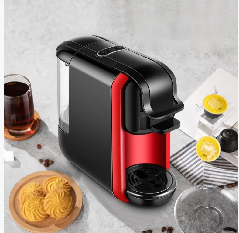 3 in 1 multifunctional 1450W Capsule Coffee Machine with Nespresso and different types of capsule for Home and Office Use