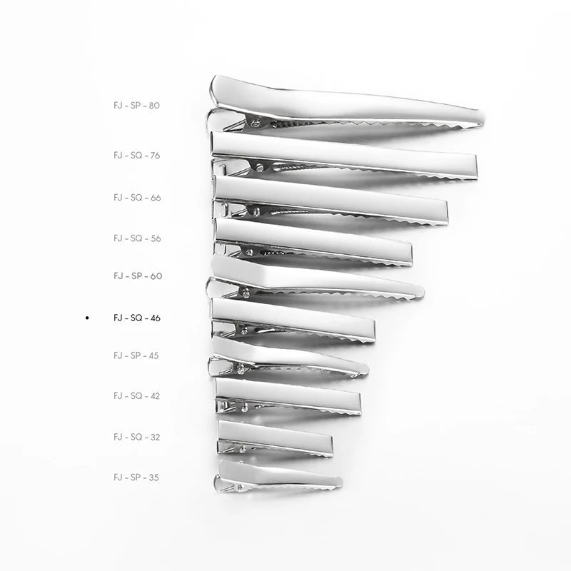 Daili Wholesale Flat Alligator Hair Clips 4.6CM Metal Fashion Hair Accessories for DIY