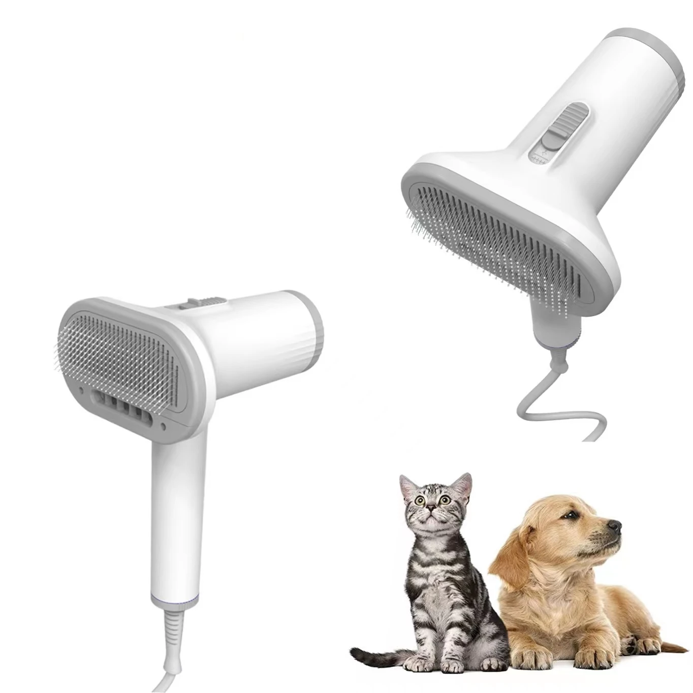Portable electric pet hair dryer combing machine Hair blowing and hair pulling machine cat and dog blower