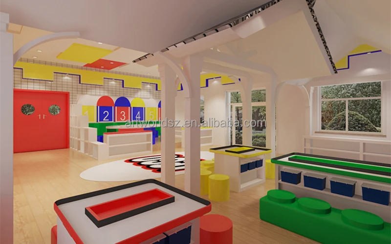 Artworld Retail Shop Fitout Kids Store Interior Design Glass Showcase Wooden Shelves Plan Children Toy Store Window Display