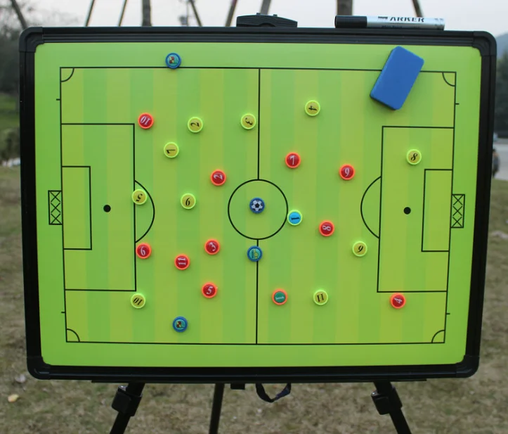Floor-standing tactical board soccer basketball magnetic foldable coaching tactic board