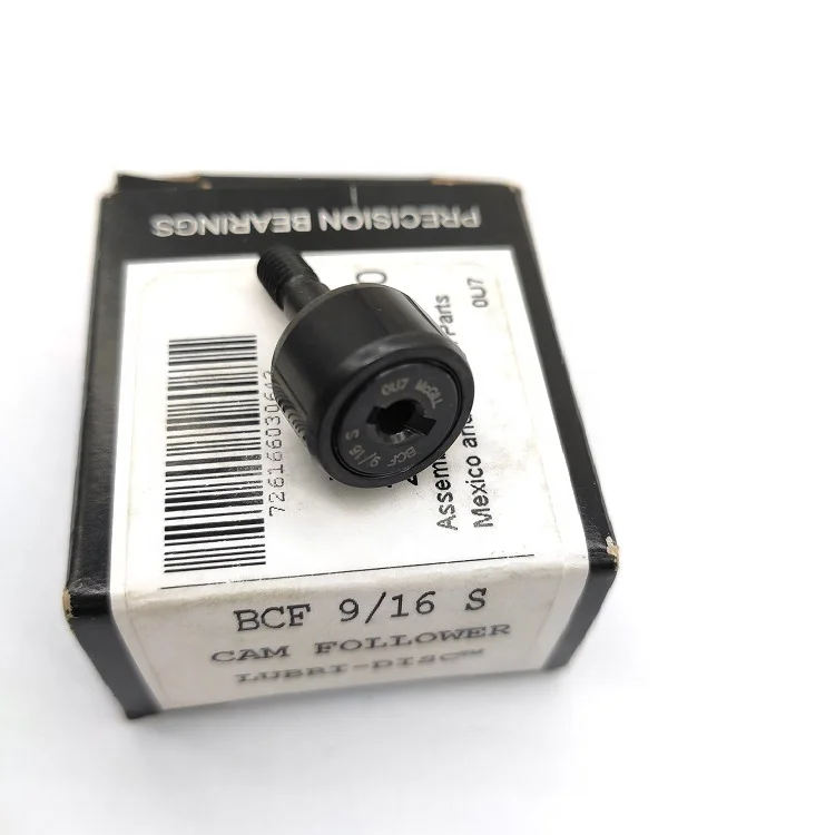 MCGILL cam follower bearing BCF 9/16 S stud type crowned cam follower bearing BCF 9/16 S