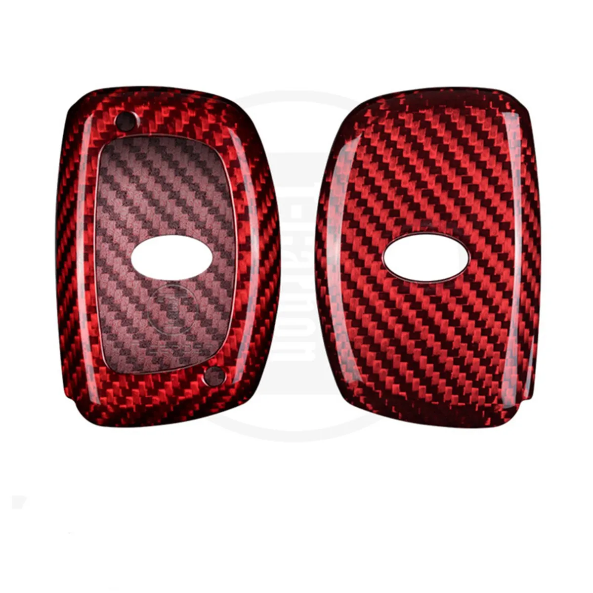 T-carbon Car Key Cover For Hyundai Elantra Carbon Fiber Key Case Cover Factory Sales Key Case Car Interior Accessories