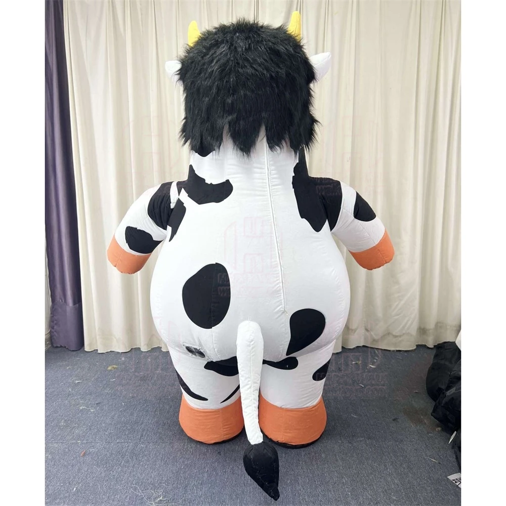 HAPPY WALK Cosplay Cow Hot sale inflatable Mascot Costume character inflatable costume for sale