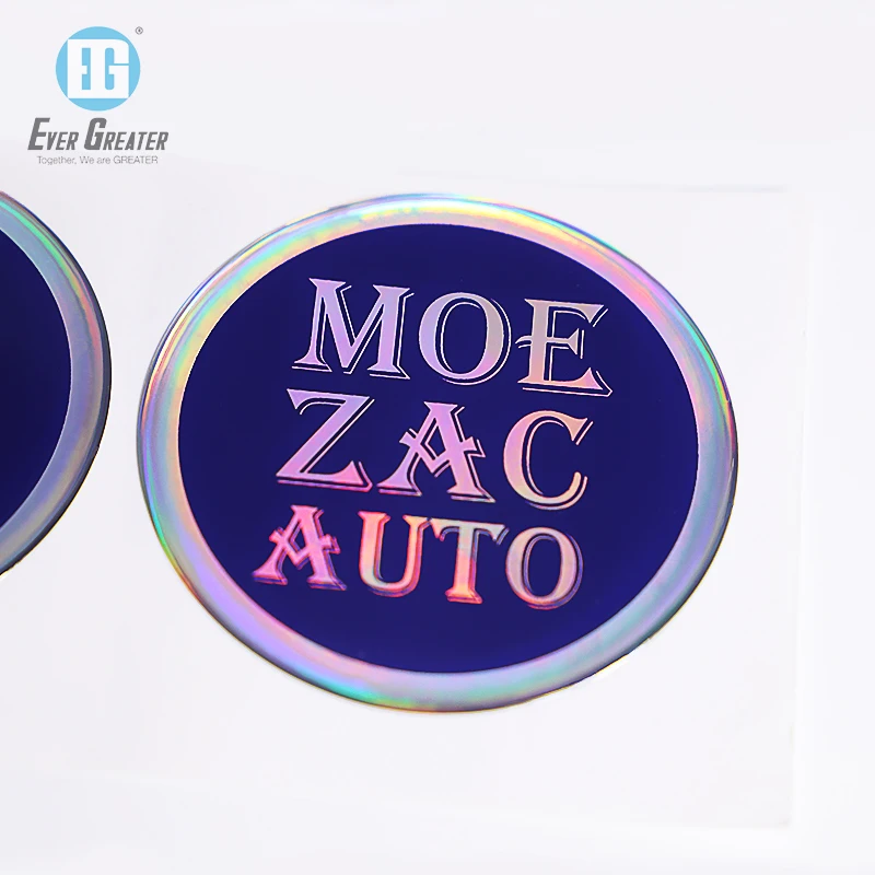 3D Waterproof Easy To Paste Chrome Domed Resin Epoxy Sticker