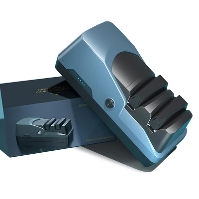 Популярная новинка электрическая точилка для ножей автоматическая Бытовая Профессиональная кухонная с USB-зарядкой