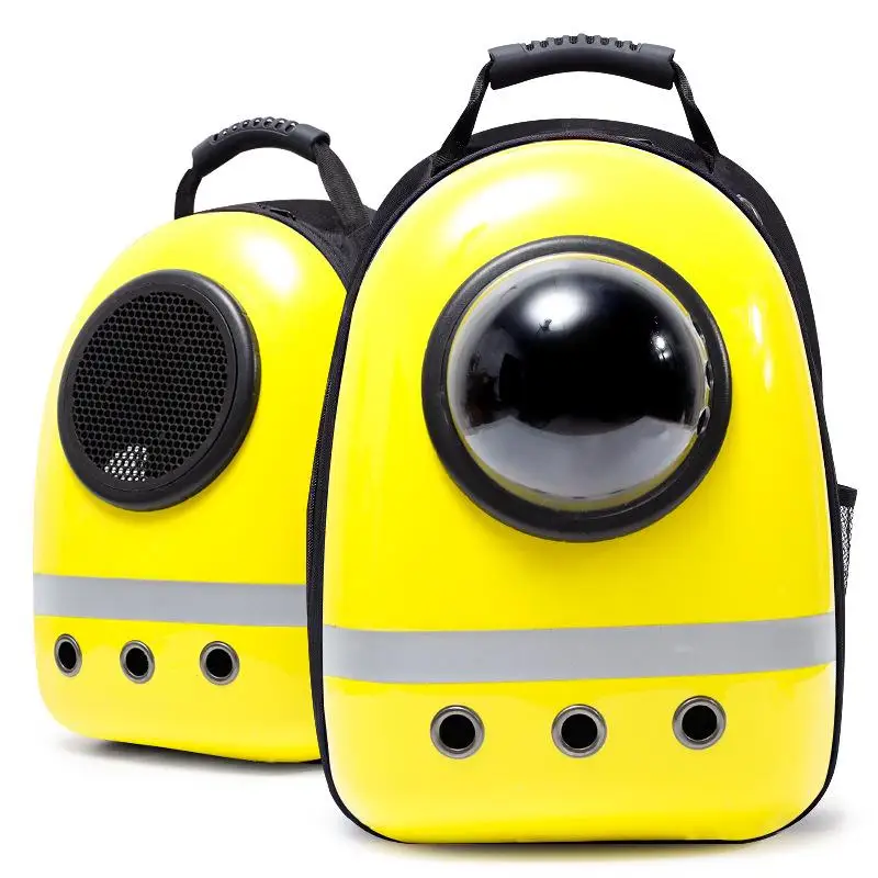 Hot Cheap Pet Carrier Backpack Bubble Space Capsule Transparent Plastic 15 Oem Solid Zipper Accept Customized Logo Small Animals