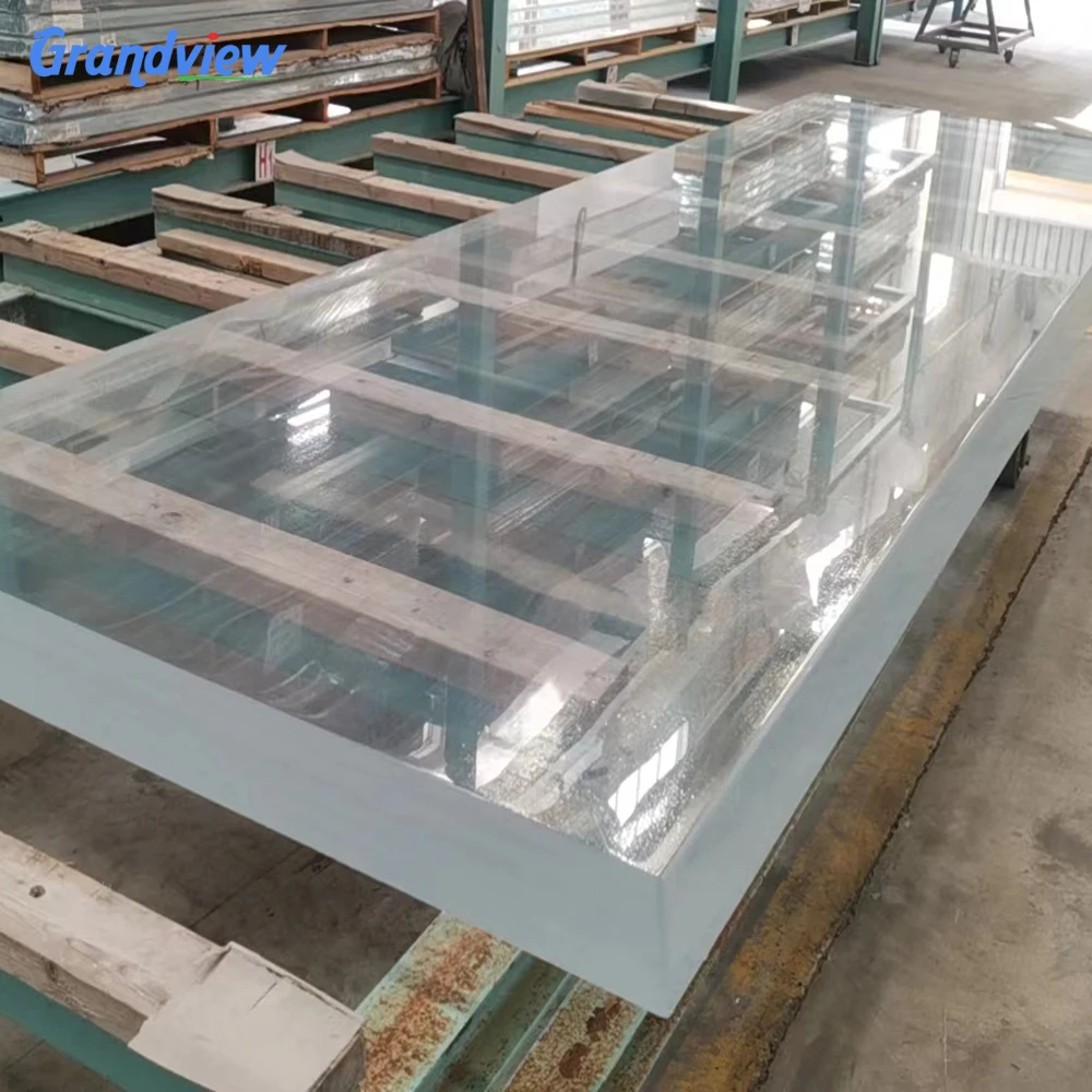 High Quality UV Resistant Clear Plexiglass Panel Large Tunnel ZOO Project PMMA Acrylic Swimming Pool Window