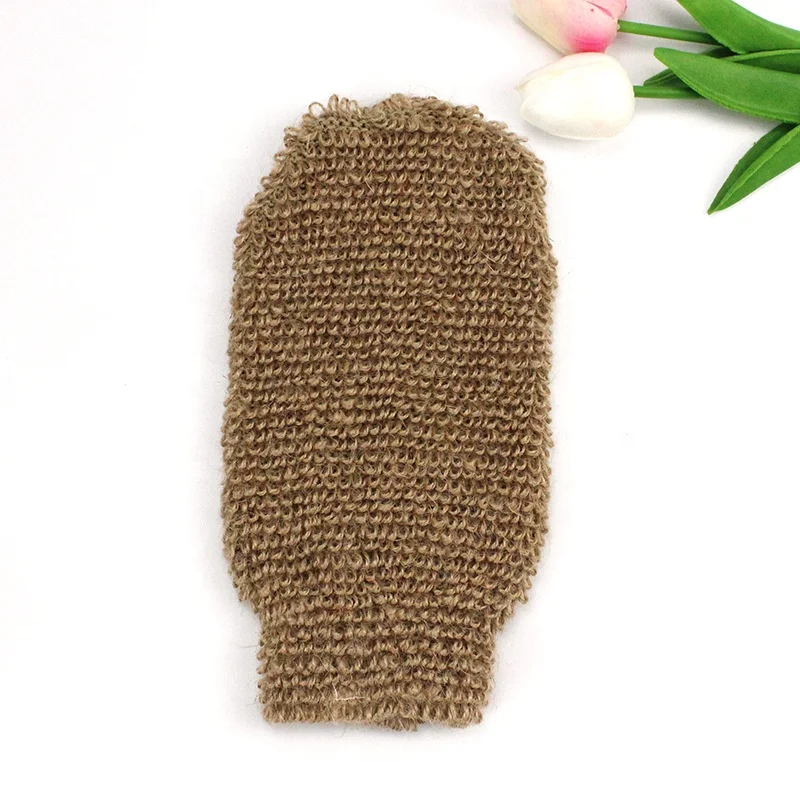 Natural Sisal Glove for Bath Exfoliating Scrub Sponge Body Cleaning Eco Friendly Bath gloves