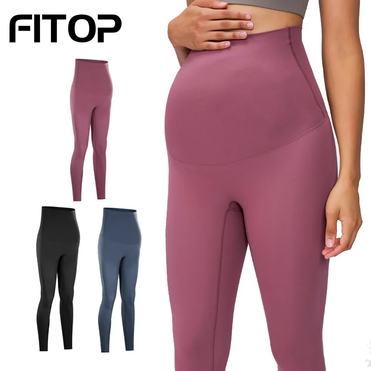 Mother Maternity Leggings Elastic Opaque Tummy Control Pregnant Women Legging Pants