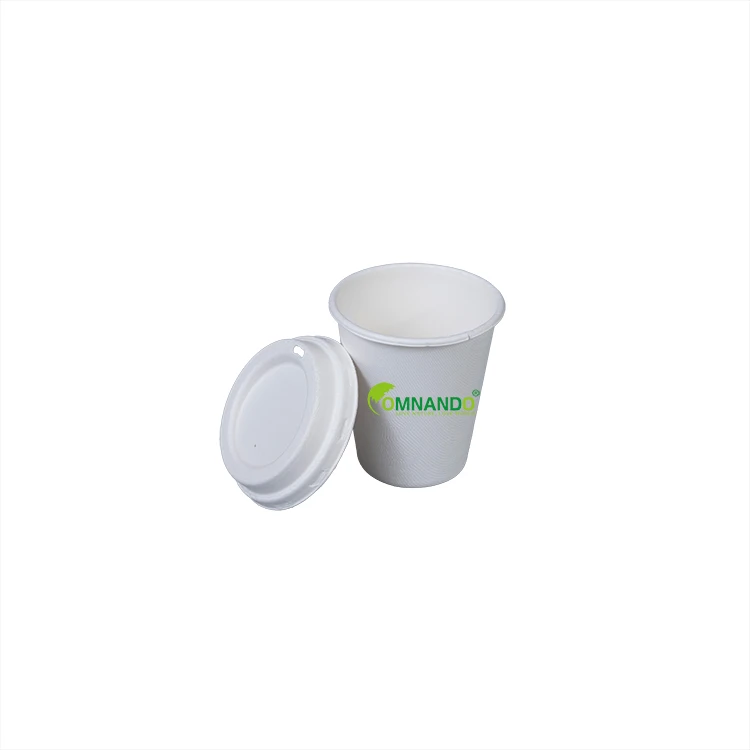 Wholesale food grade disposable coffee cup sugaecane cups for drinking use