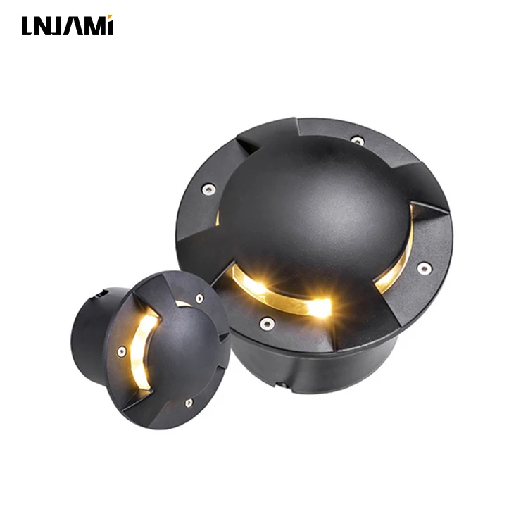 LNJAMI Recessed Side Emitting Inground Light 3W 6W 9W Waterproof IP67 LED Underground Lamp For Park Garden Walkway Landscape