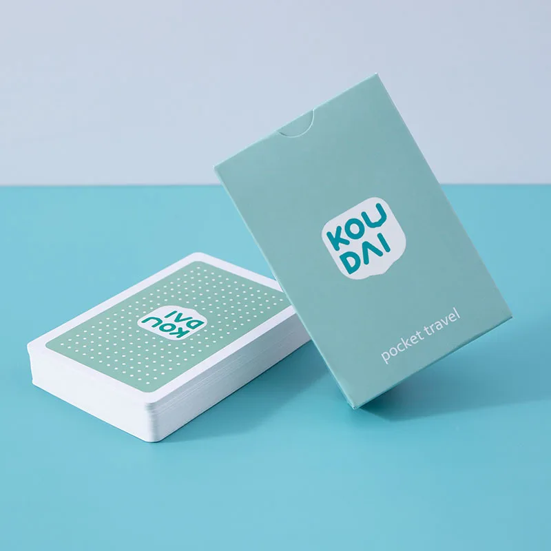 Travel playing card entertainment game pocket poker card custom