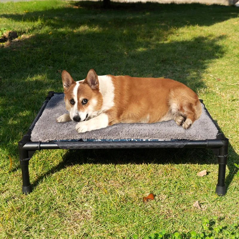 Pet camping tent suitable small and medium sized off ground moisture folding bed pet tent detachable pet tent for travel