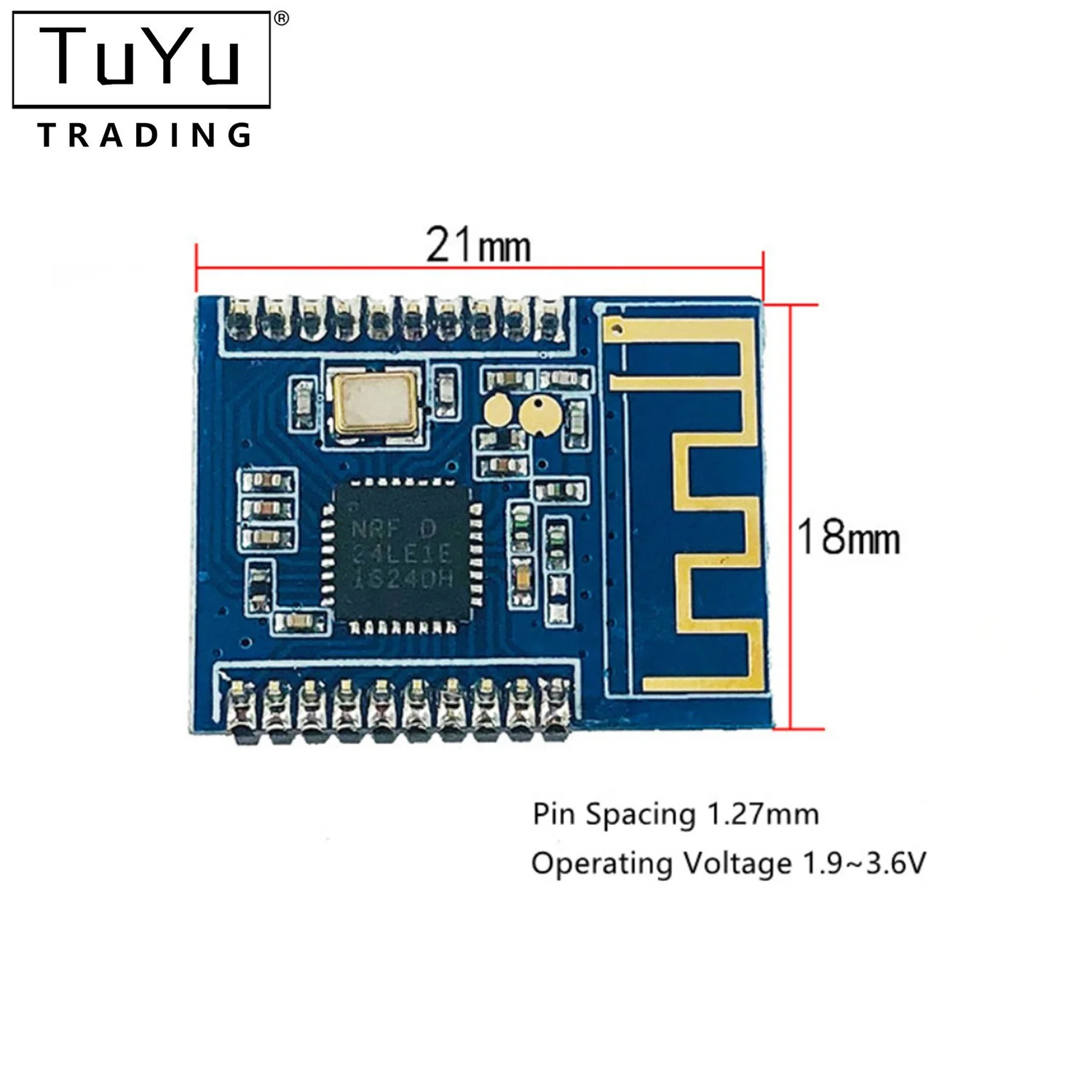 NRF24LE1 Wireless Transmission Module with Single-chip Enhanced MCU