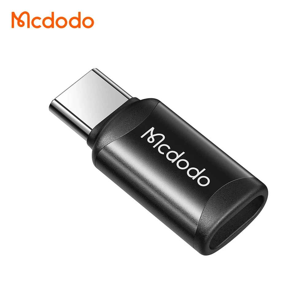 Mcdodo Phone Adapter 2 in 1 3A Fast Charging & Data Transmission Micro USB to Type-C Connector For Android Devices