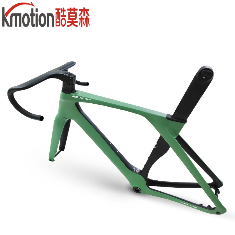 Full carbon fibre road aerodynamic self-propelled disc brake rack set T47 threaded bottom bracket 700C*30C