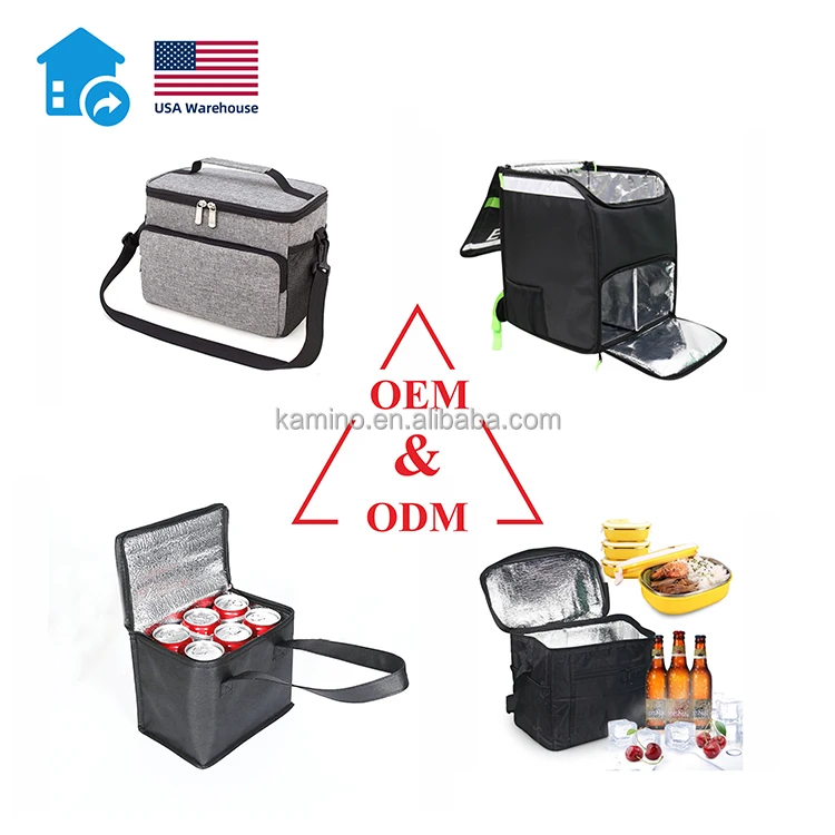 Custom Women Men Office Lunch Bag School Insulated Tote Nylon Sublimation Lunch Bag Children Thermal Lunch Bags For School Kids