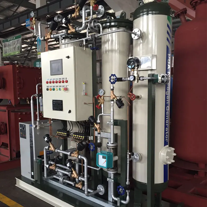 High Efficiency PSA Oxygen Generator Air Compressor CE Approved Cylinder Filling PLC Engine Core Components Used Nitrogen Oxygen