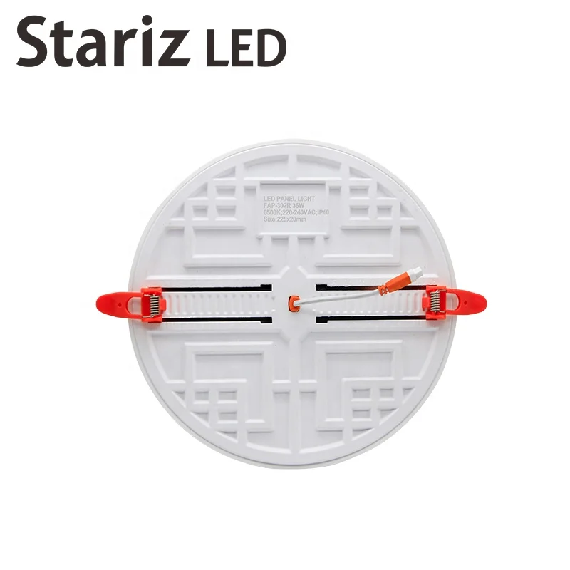Hot sale 10w round recessed mounted skd frameless backlit led panel light ceiling
