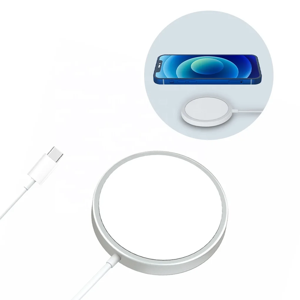 2021 New 15W Fast Magnet mag box packaging safe Mobile Magnetic Phone Charger for apple iPhone 13 12 Pro Max Wireless Charger