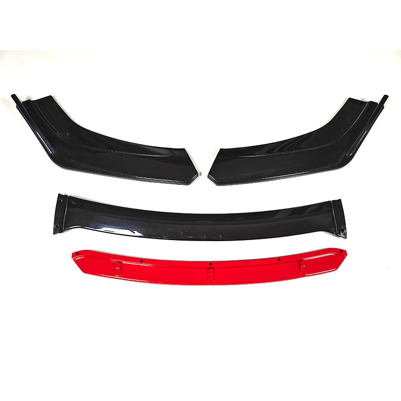 Honghang Factory Exterior Accessories Auto Parts Bumper Protector Universal Car Front Bumper Lip Splitter For Sedan Coupe Cars