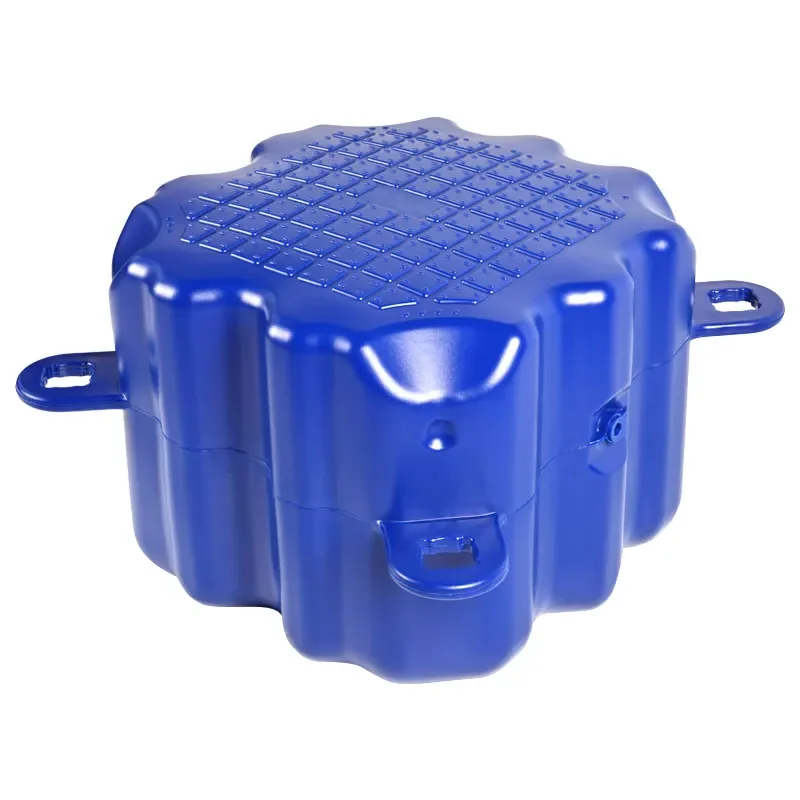 2023 Hot Sale Modular HDPE Plastic Cube 500* 500*400Mm Floating Dock Pontoon Inflatable Amusement Platform Jet Ski Dock