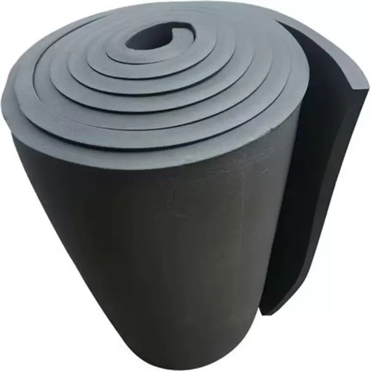 Fireproof material heat shield for air conditioning rubber foam pipe insulation heat ventilation rubber foam pipe insulation