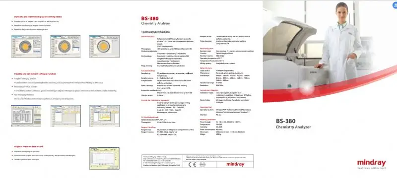 
Competitive portable blood testing semi-auto biochemical analyzer 