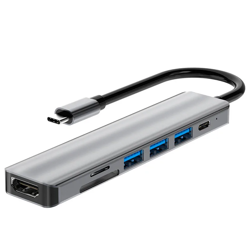 7in1 Type C USB HUB SD/TF/HDTV/PD Fast Charge