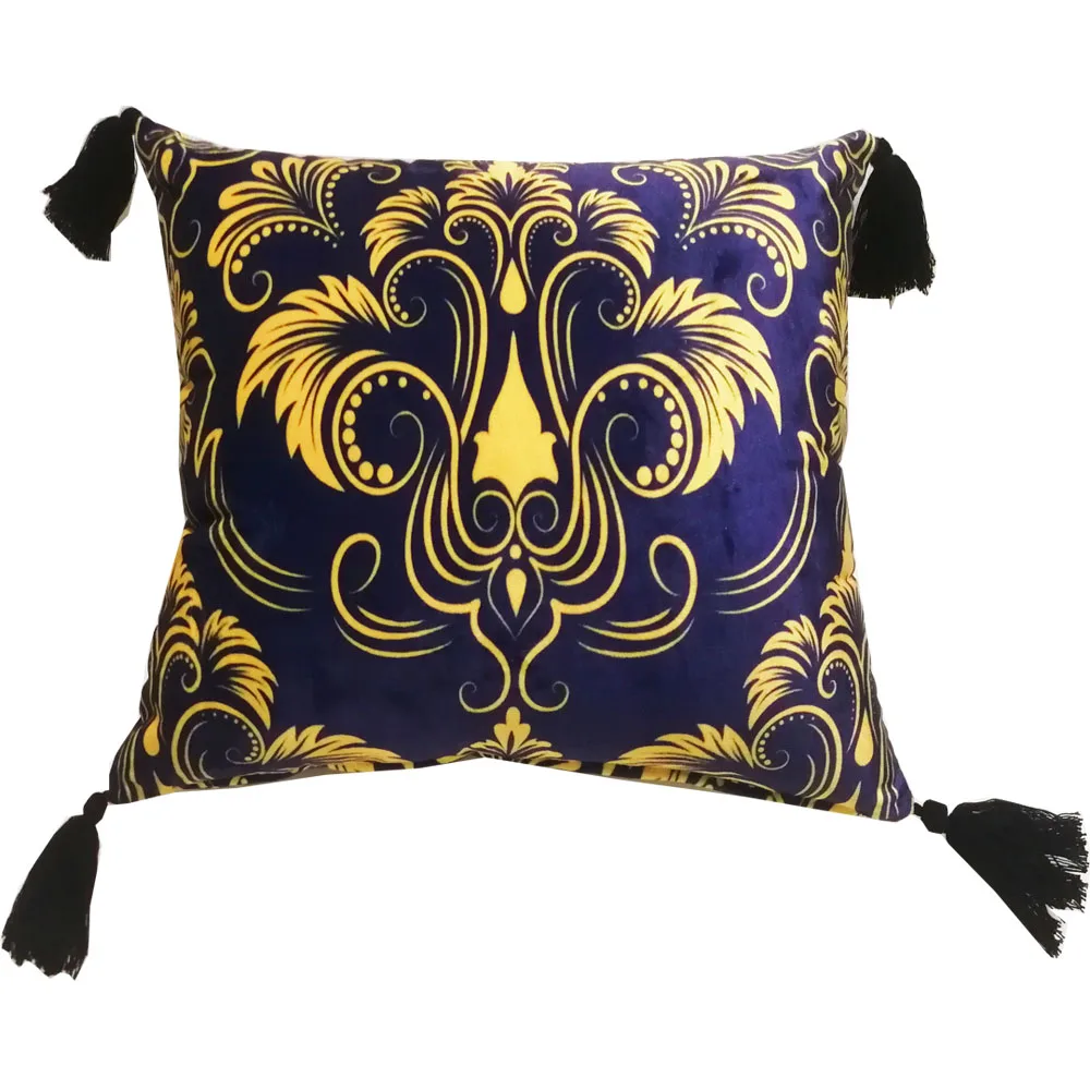 Wholesale Tassel Luxury Decorative throw Pillow Case Cushion Cover