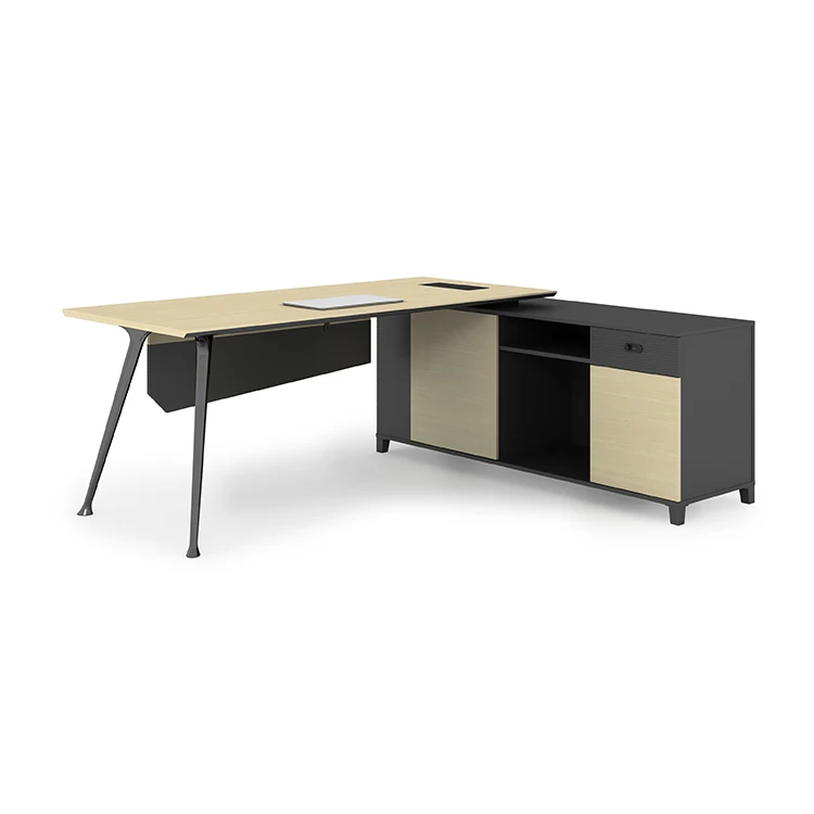 Hot selling Fabric executive 2 staff workstation computer table gaming desk corner 2 staff workstation