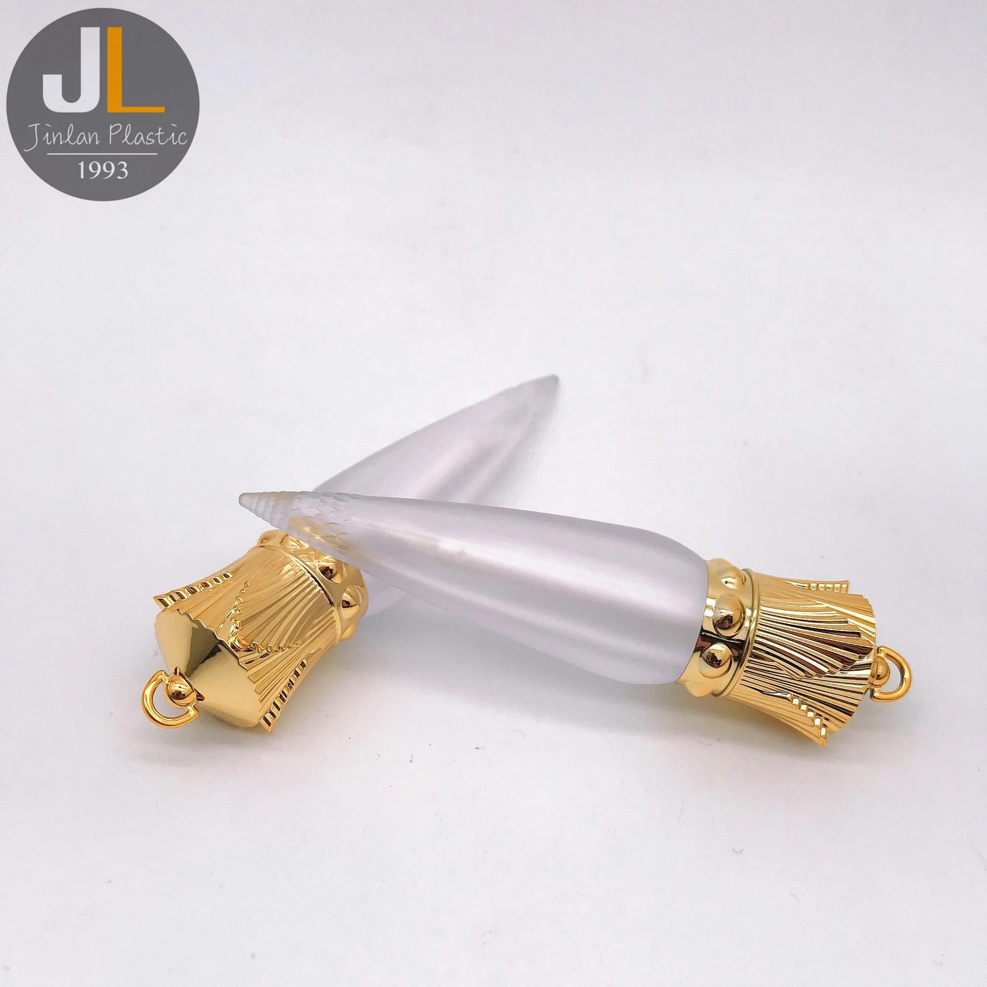 Luxury Transparent Rose Gold Crown Shape Lip Gloss Tubes with Wands