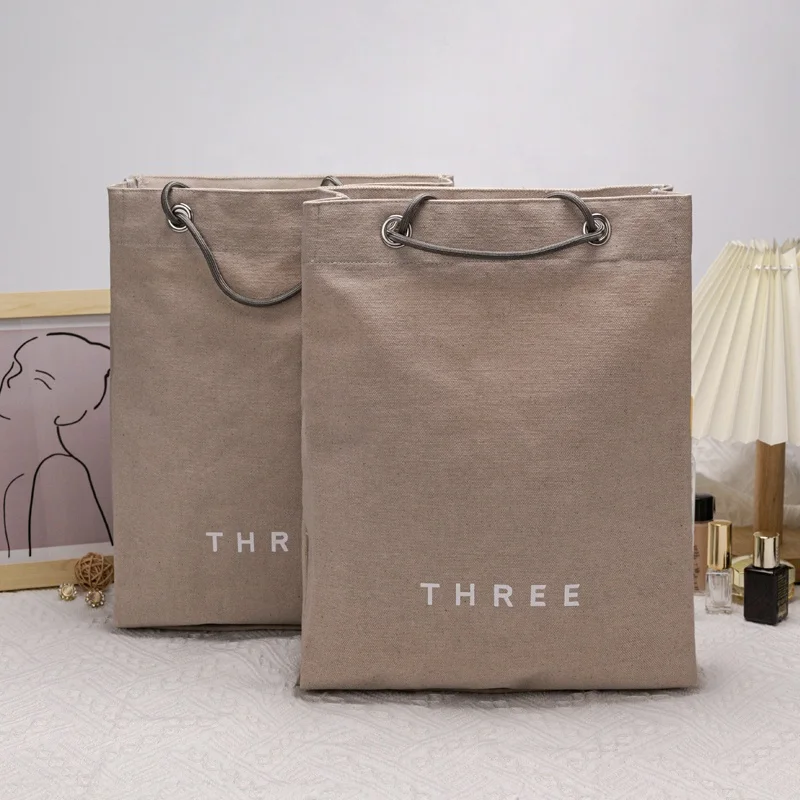 Recyclable Cotton Canvas Tote Bag Multifunctional Shoulder Tutorial Bag